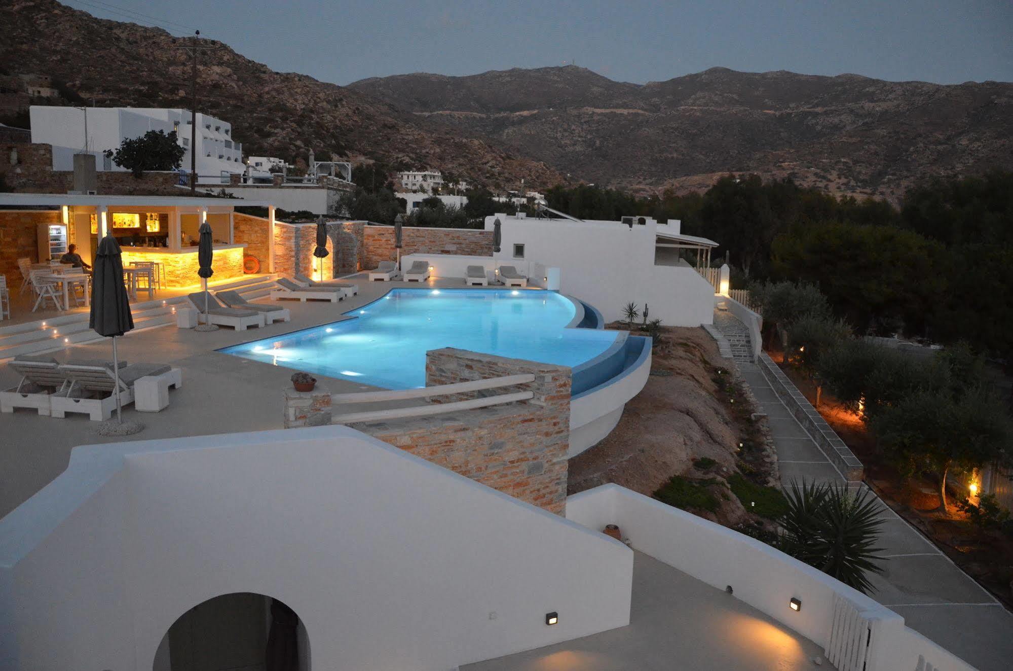 Galaxy Hotel Mylopotas Exterior foto