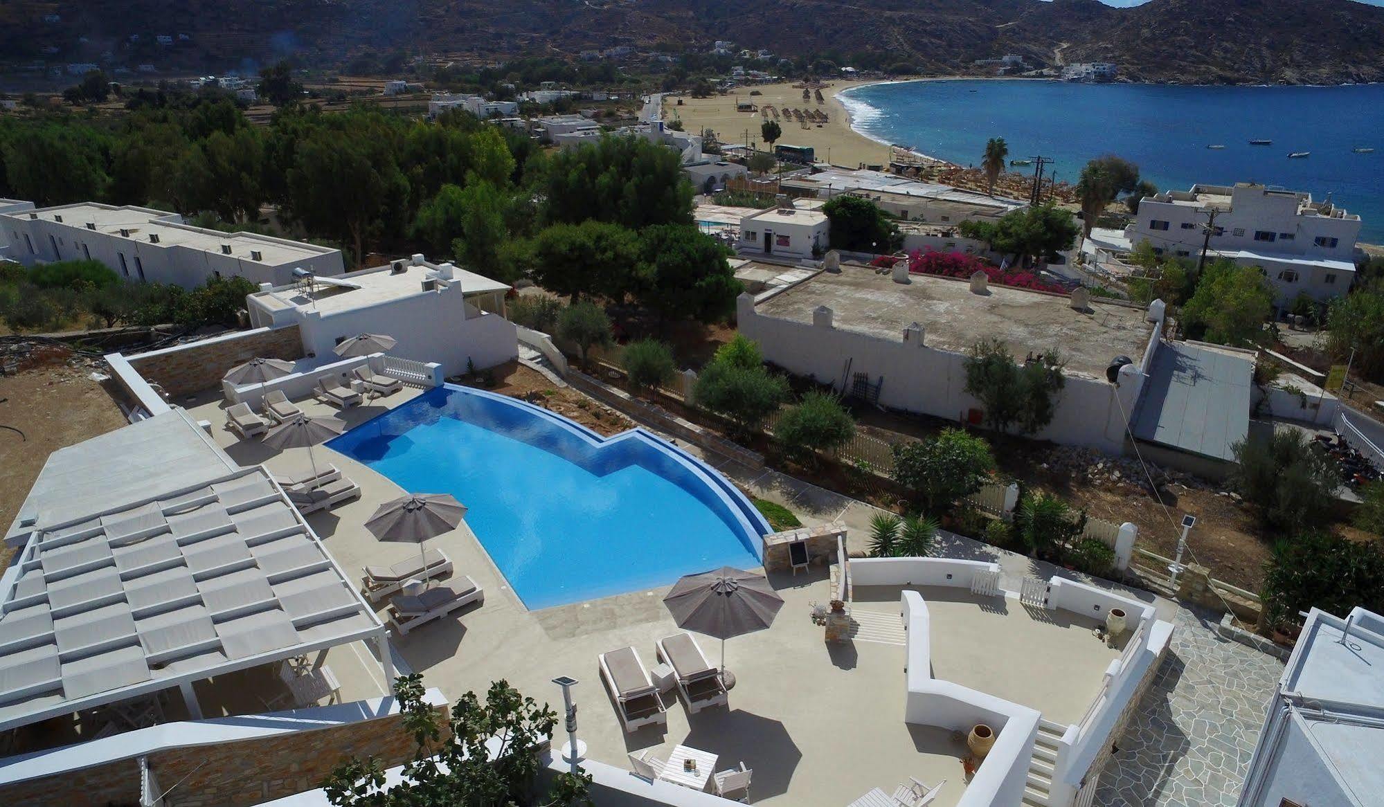 Galaxy Hotel Mylopotas Exterior foto